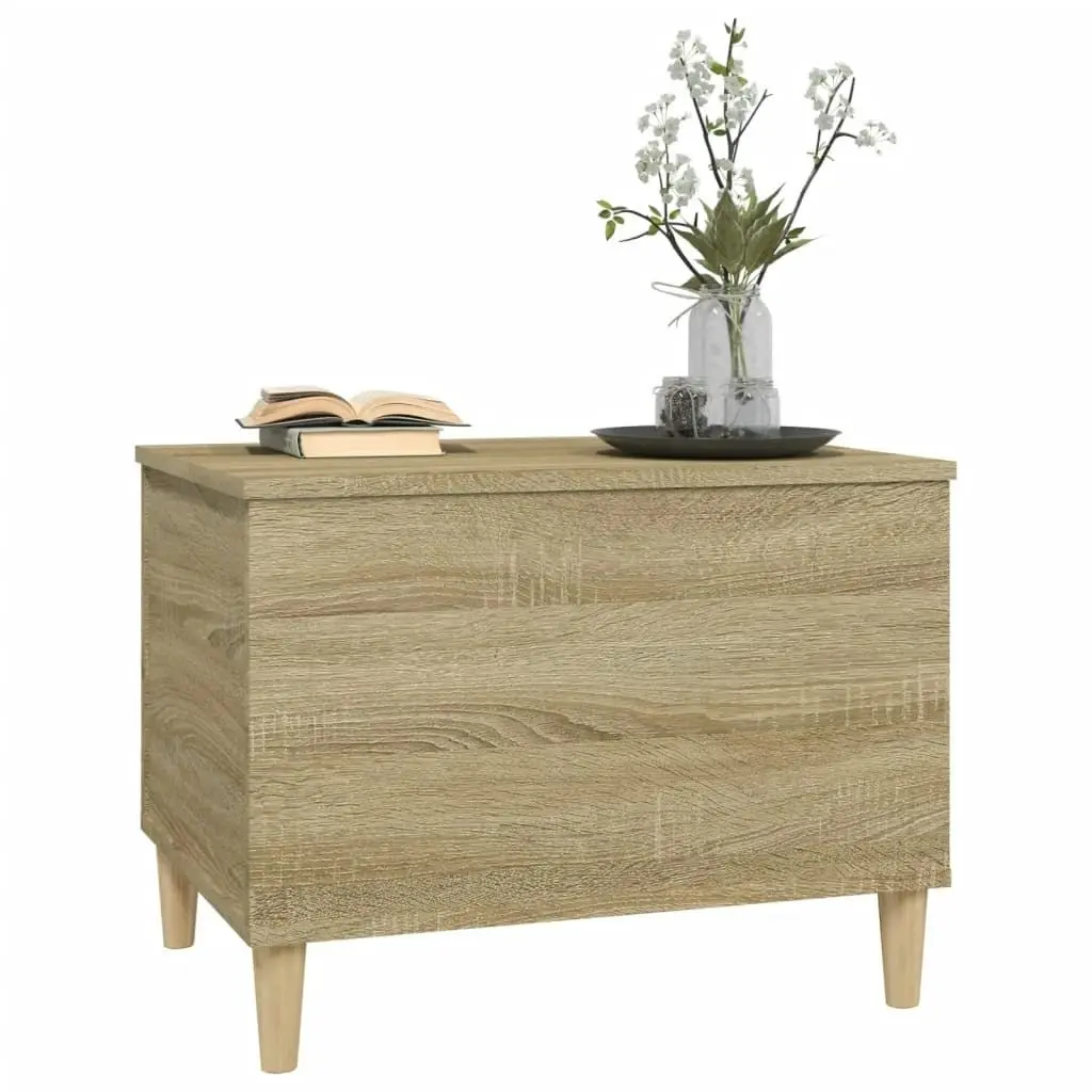 Coffee Table Sonoma Oak 60x44.5x45 cm Engineered Wood 819567