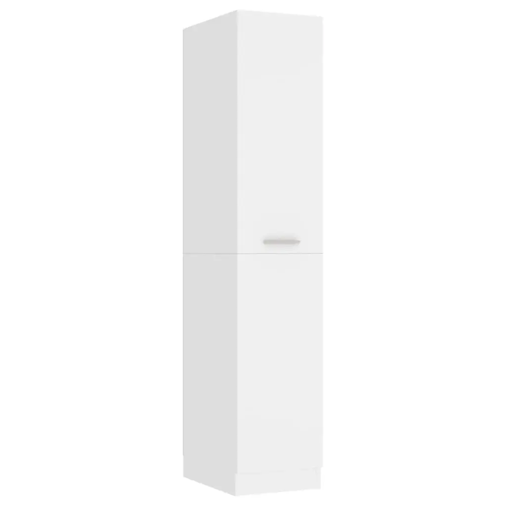 Apothecary Cabinet White 30x42.5x150 cm Engineered Wood 804220