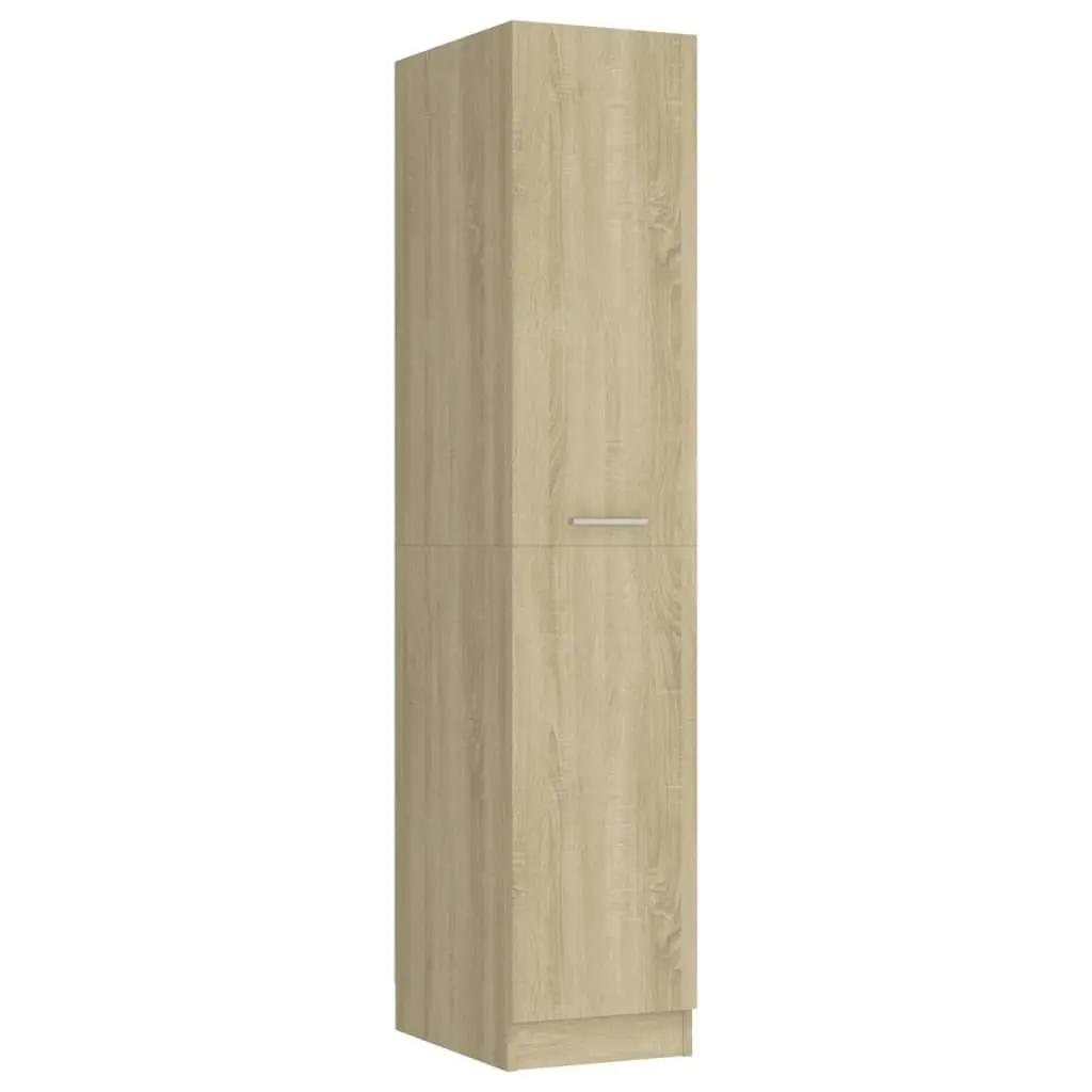 Apothecary Cabinet Sonoma Oak 30x42.5x150 cm Engineered Wood 804223