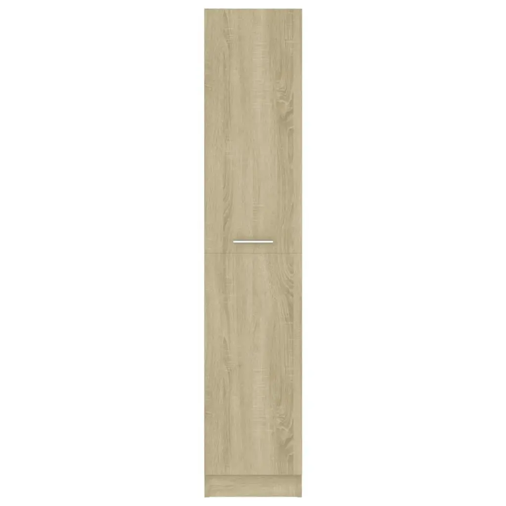 Apothecary Cabinet Sonoma Oak 30x42.5x150 cm Engineered Wood 804223