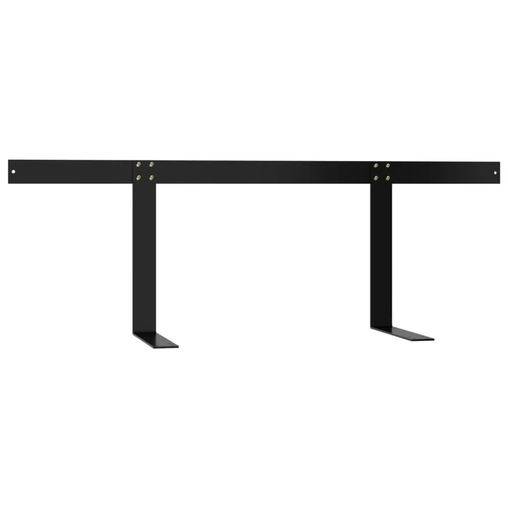 Backrest for Pallet Sofa Black 110 cm Iron 315790