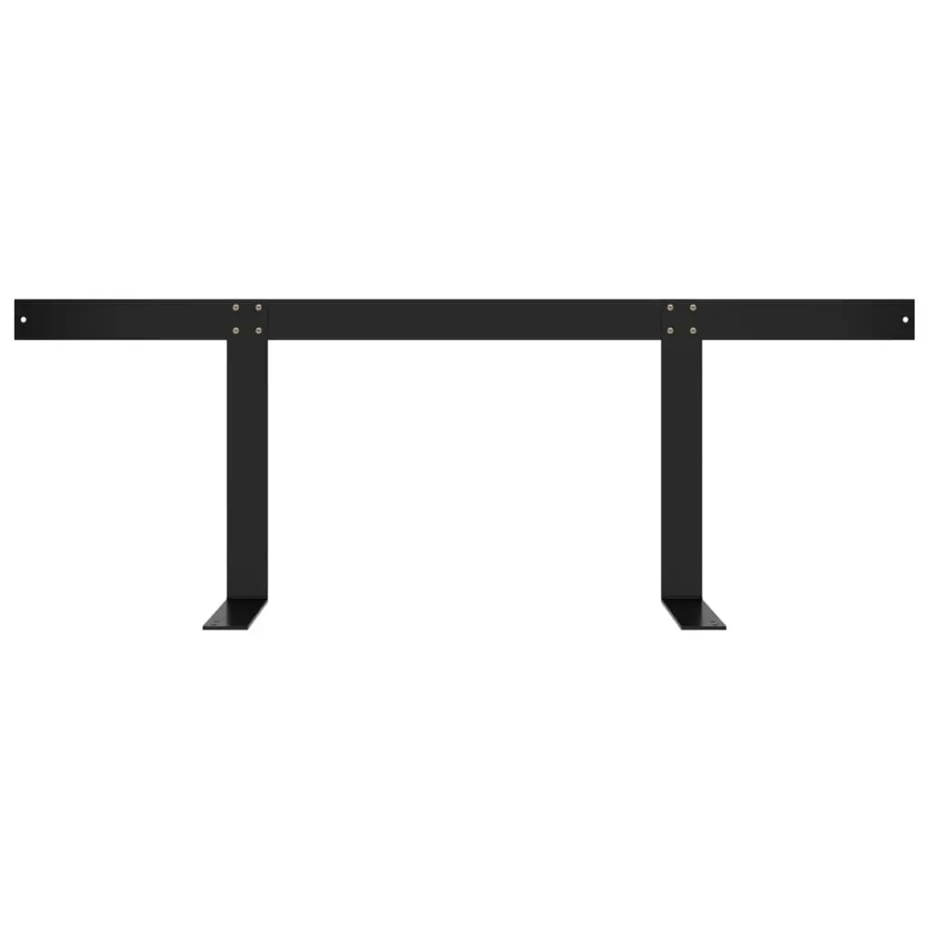 Backrest for Pallet Sofa Black 110 cm Iron 315790