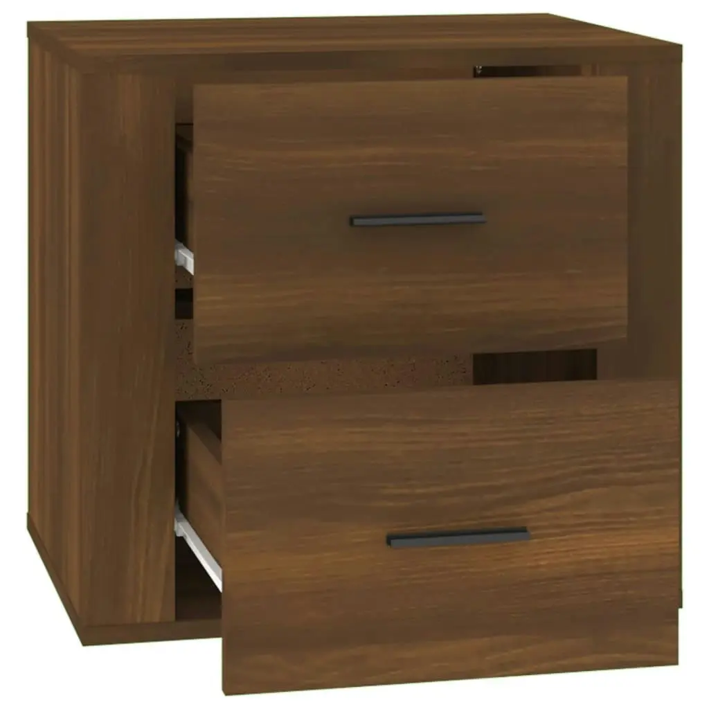 Bedside Cabinet Brown Oak 50x39x47 cm 816711