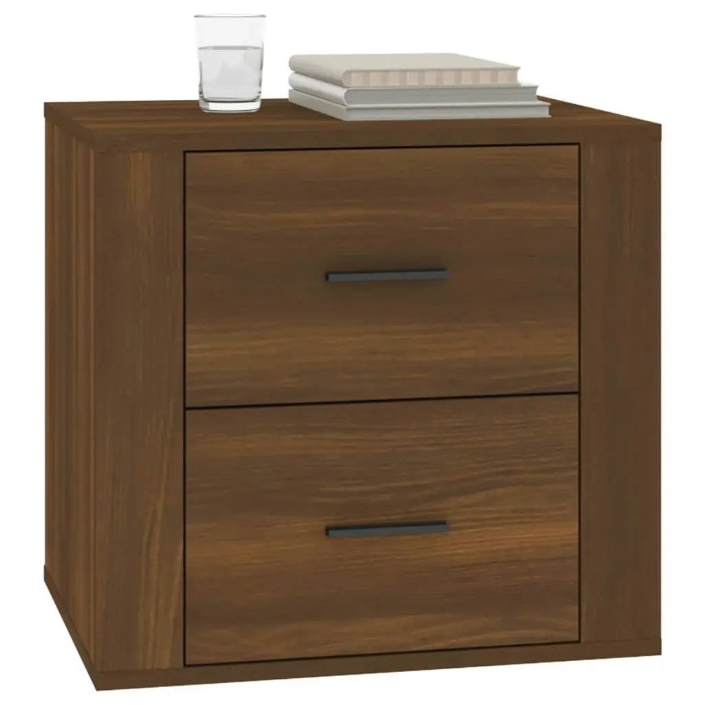 Bedside Cabinet Brown Oak 50x39x47 cm 816711