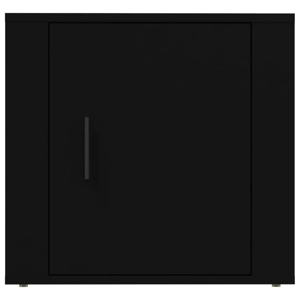 Bedside Cabinet Black 50x39x47 cm 816690