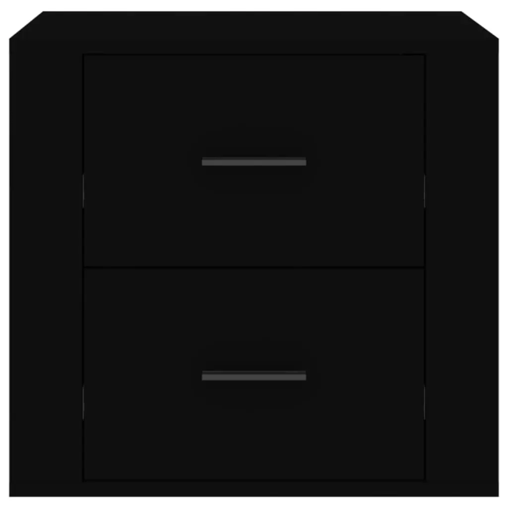 Bedside Cabinet Black 50x39x47 cm 816705