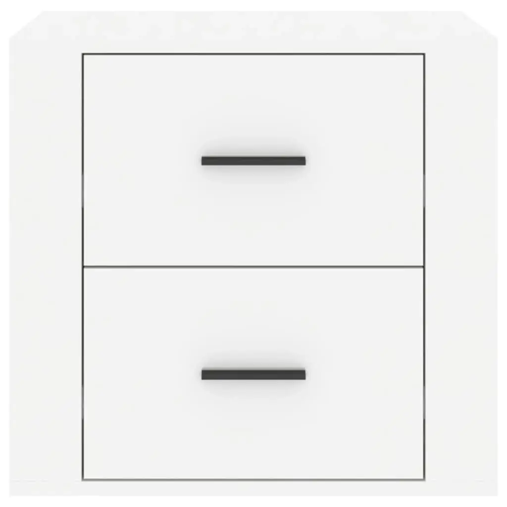 Bedside Cabinet High Gloss White 50x39x47 cm 816706