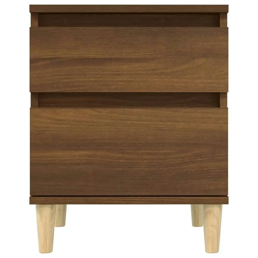 Bedside Cabinet Brown Oak 40x35x50 cm 821840