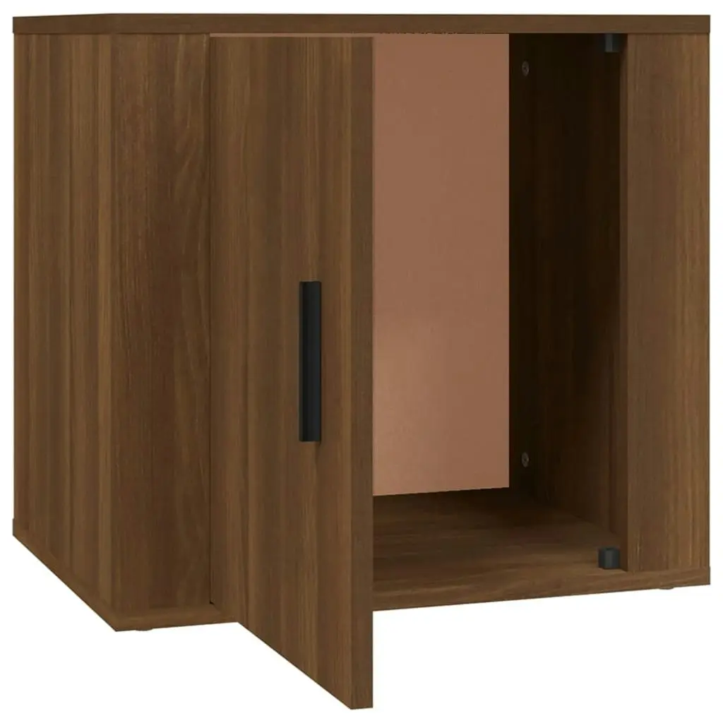 Bedside Cabinet Brown Oak 50x39x47 cm 816702