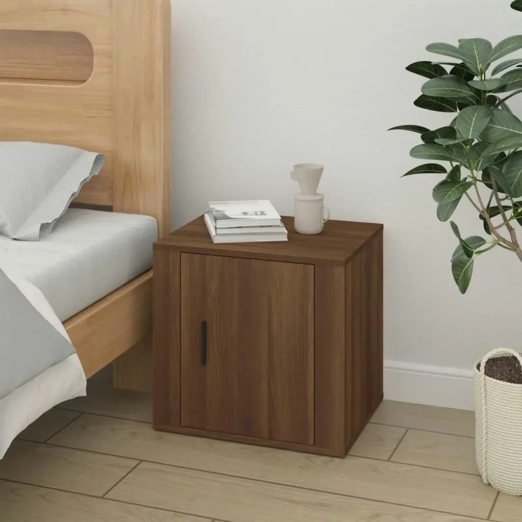 Bedside Cabinet Brown Oak 50x39x47 cm 816702