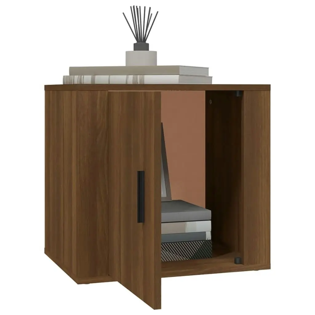 Bedside Cabinet Brown Oak 50x39x47 cm 816702