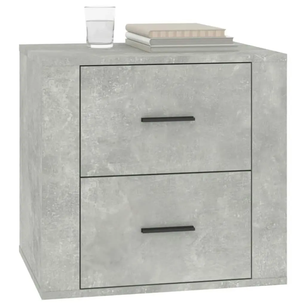 Bedside Cabinet Concrete Grey 50x39x47 cm 816708