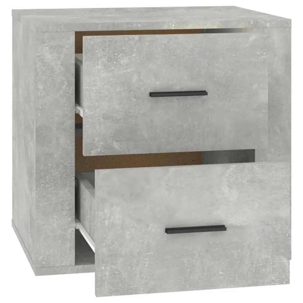 Bedside Cabinet Concrete Grey 50x39x47 cm 816708