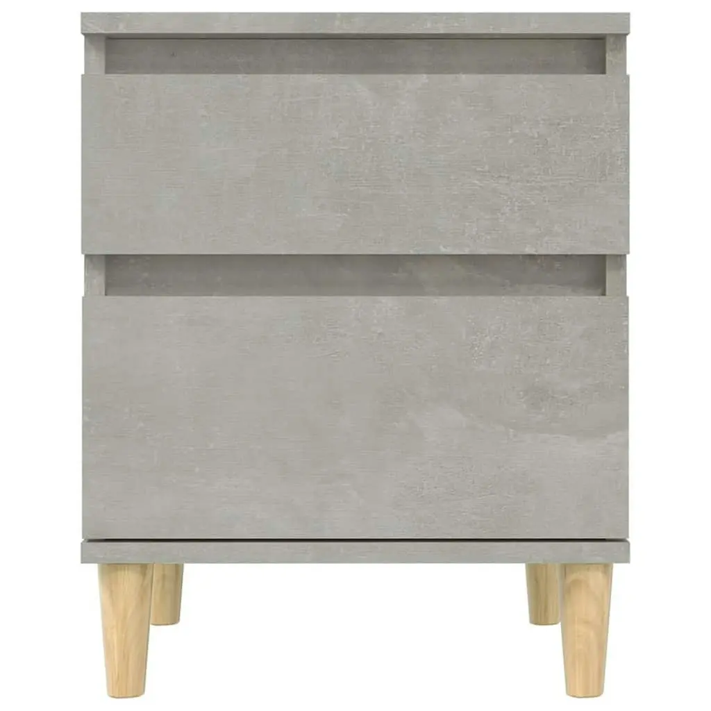 Bedside Cabinet Concrete Grey 40x35x50 cm 821834