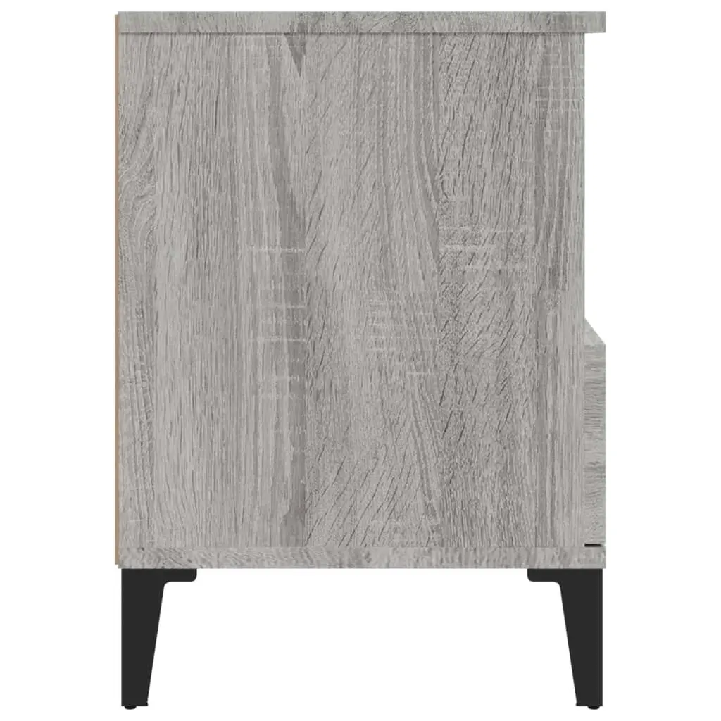 Bedside Cabinet Grey Sonoma 40x35x50 cm 821822