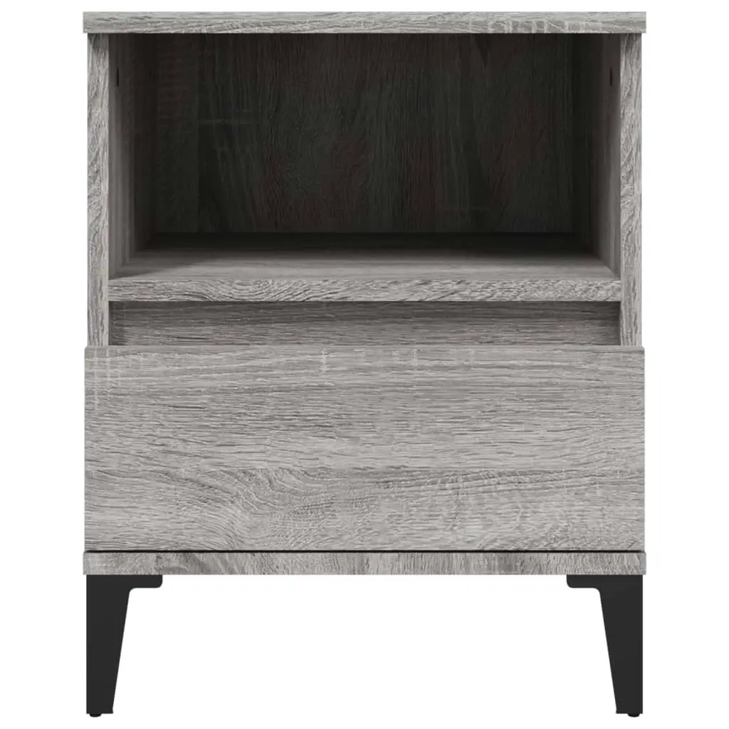 Bedside Cabinet Grey Sonoma 40x35x50 cm 821822