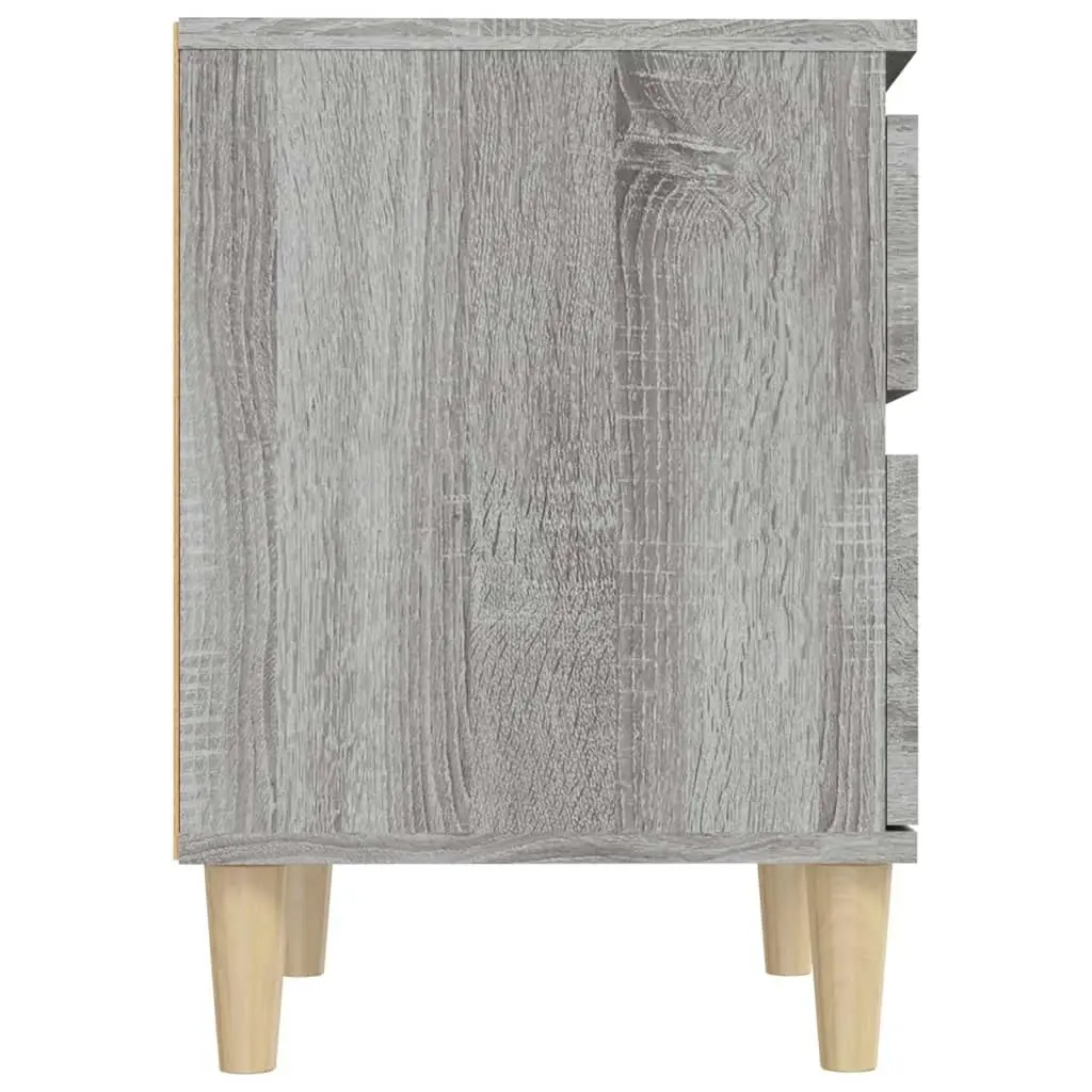 Bedside Cabinet Grey Sonoma 40x35x50 cm 821838