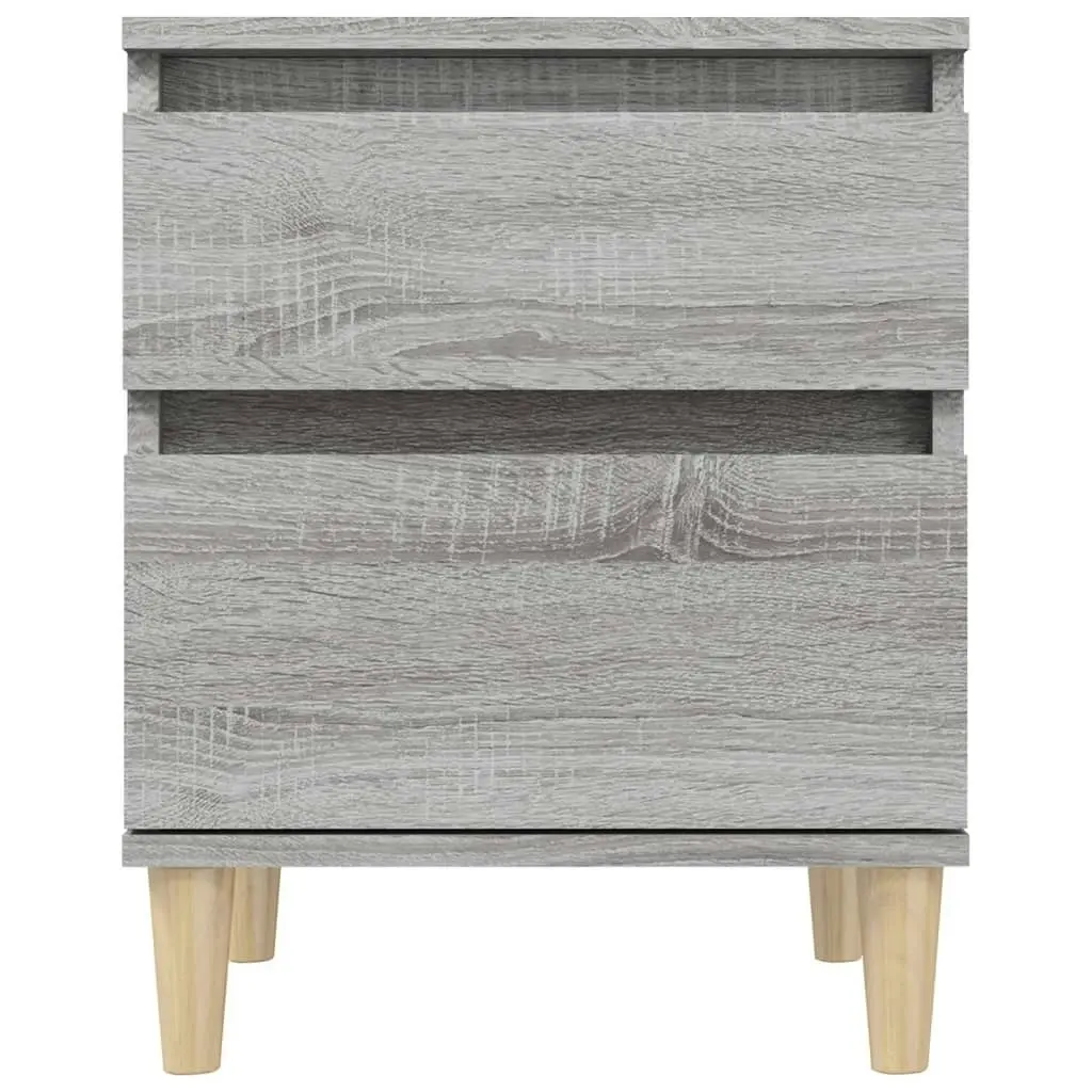 Bedside Cabinet Grey Sonoma 40x35x50 cm 821838