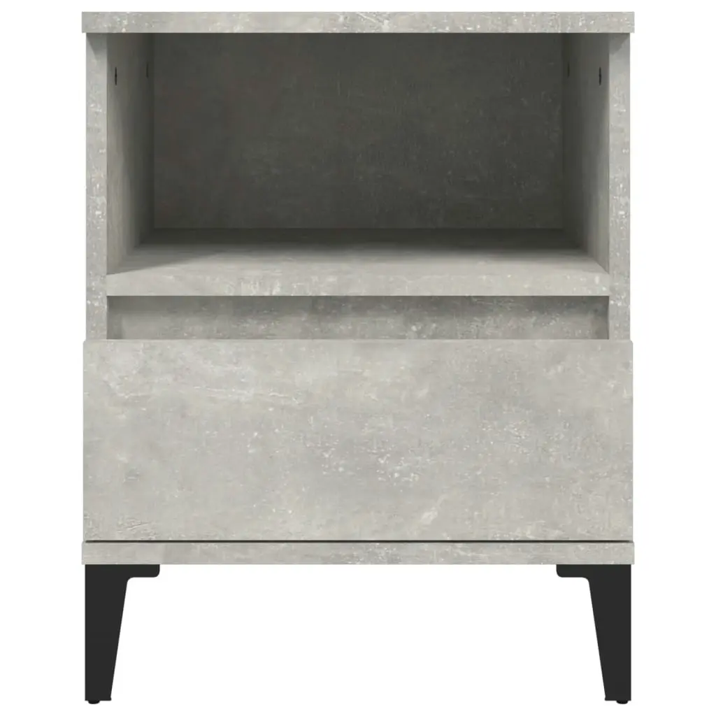 Bedside Cabinet Concrete Grey 40x35x50 cm 821818