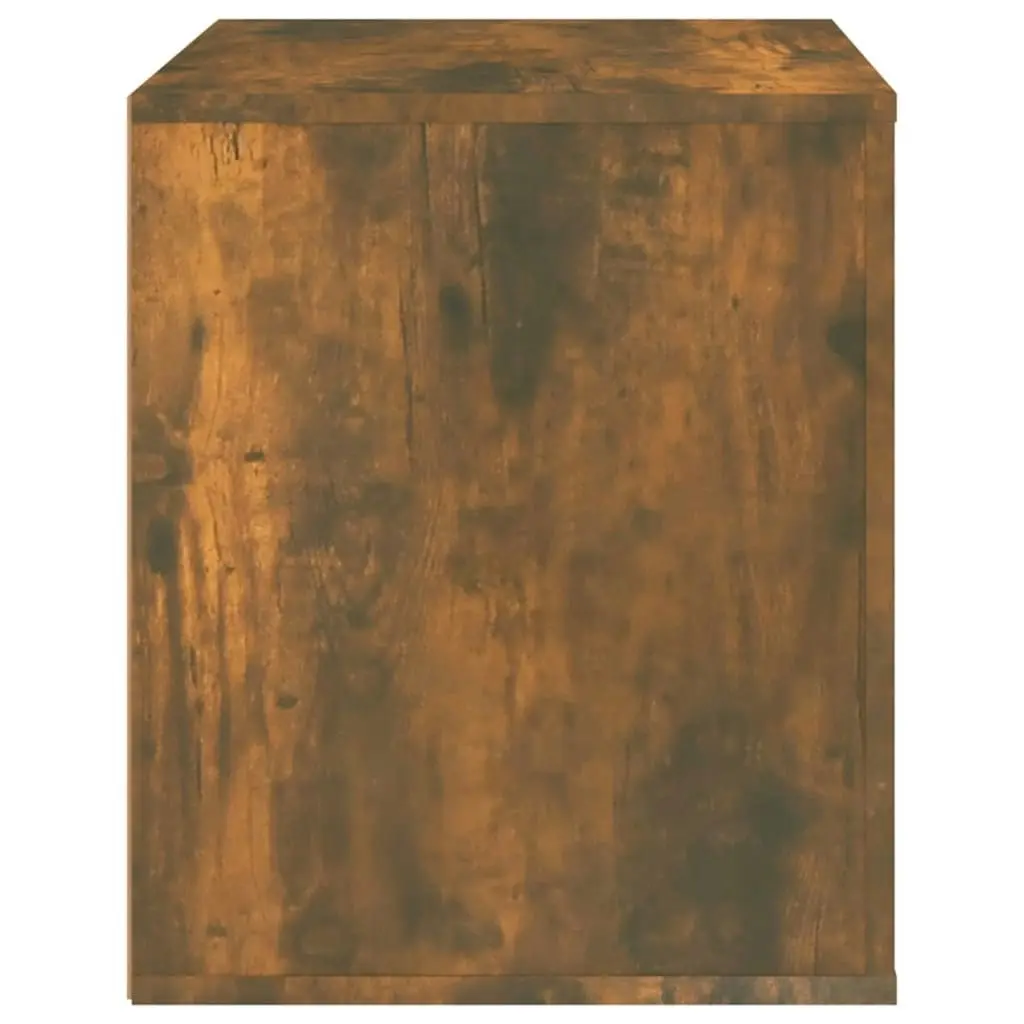 Bedside Cabinet Smoked Oak 50x39x47 cm 816709