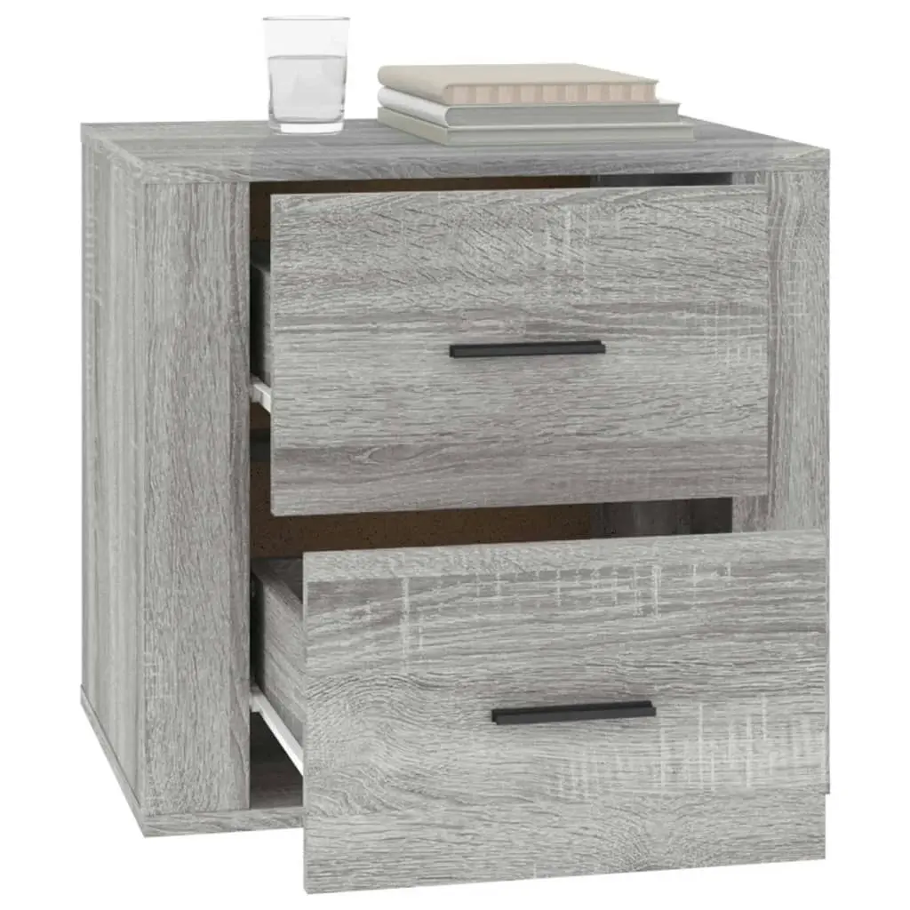 Bedside Cabinet Grey Sonoma 50x39x47 cm 816710