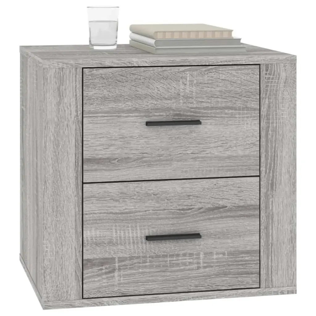 Bedside Cabinet Grey Sonoma 50x39x47 cm 816710