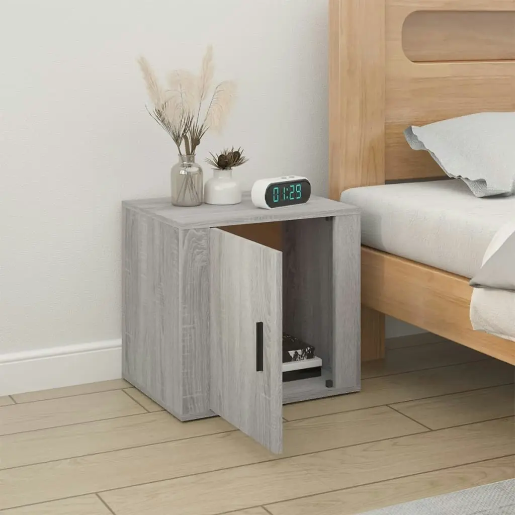 Bedside Cabinet Grey Sonoma 50x39x47 cm 816700