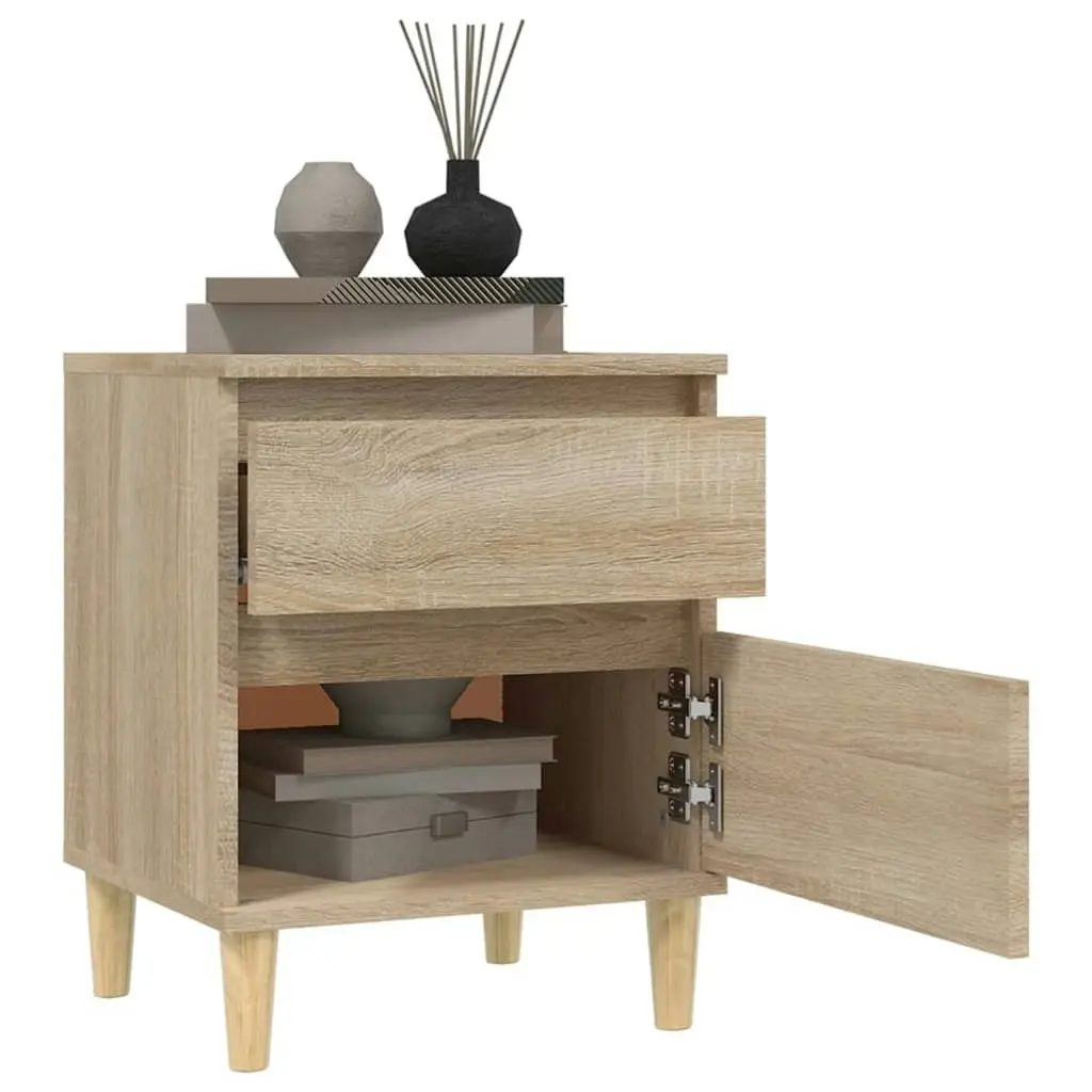 Bedside Cabinet Sonoma Oak 40x35x50 cm 821832