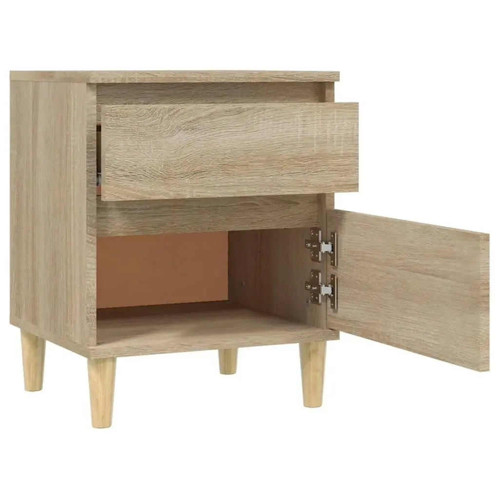 Bedside Cabinet Sonoma Oak 40x35x50 cm 821832