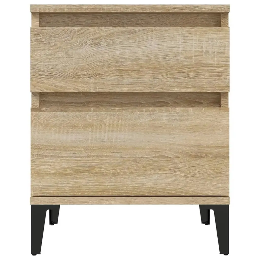 Bedside Cabinet Sonoma Oak 40x35x50 cm 821848