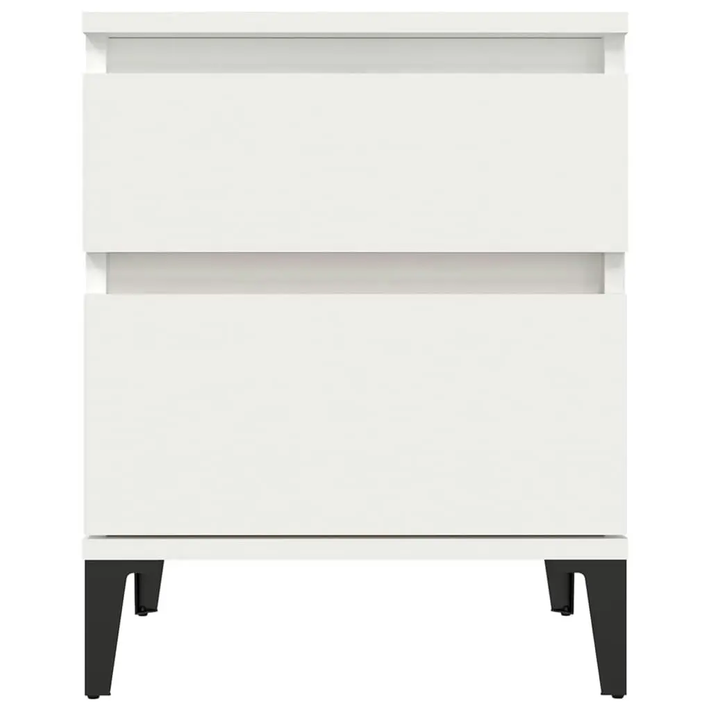 Bedside Cabinet White 40x35x50 cm 821842