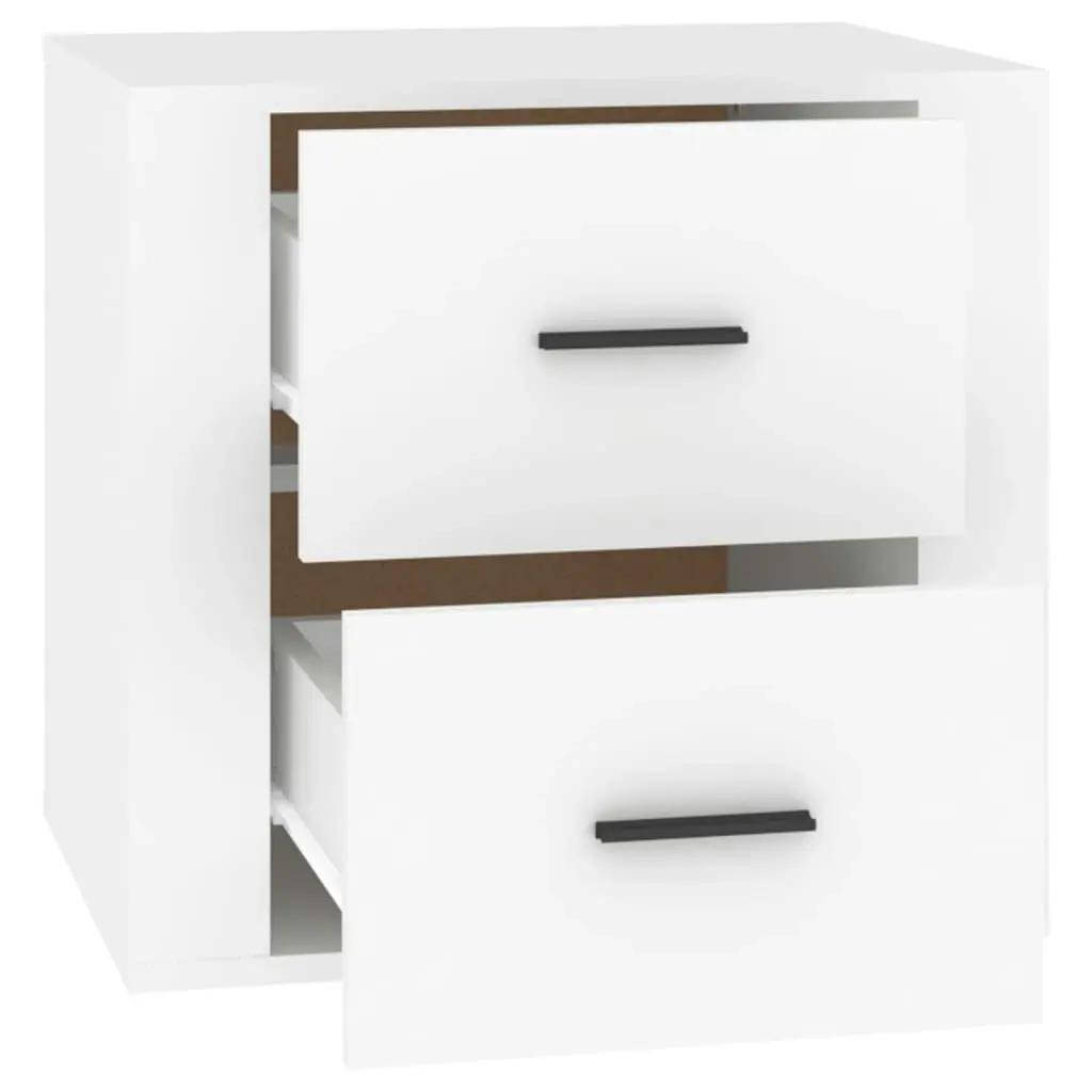 Bedside Cabinet White 50x39x47 cm 816704