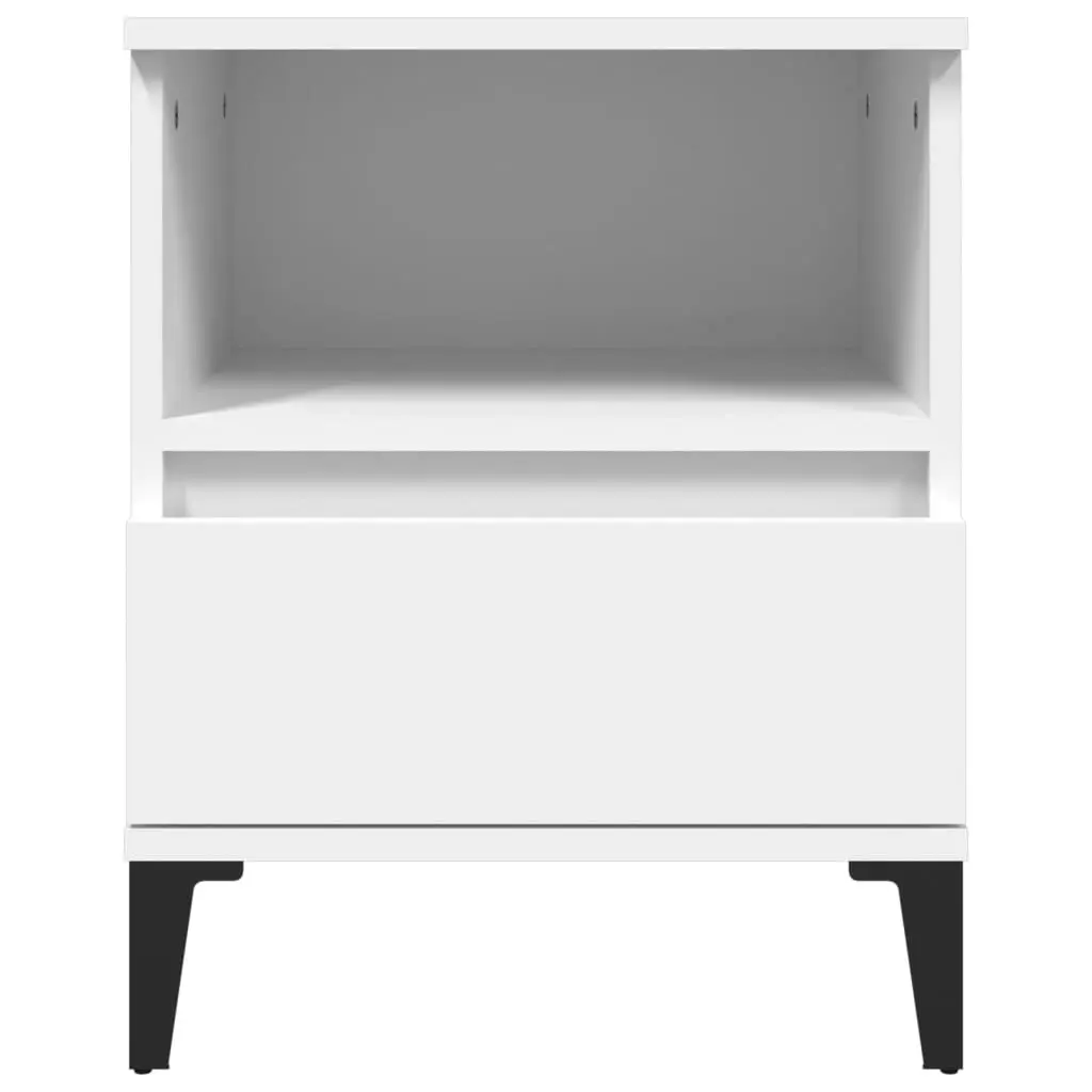 Bedside Cabinets 2 pcs White 40x35x50 cm 821811