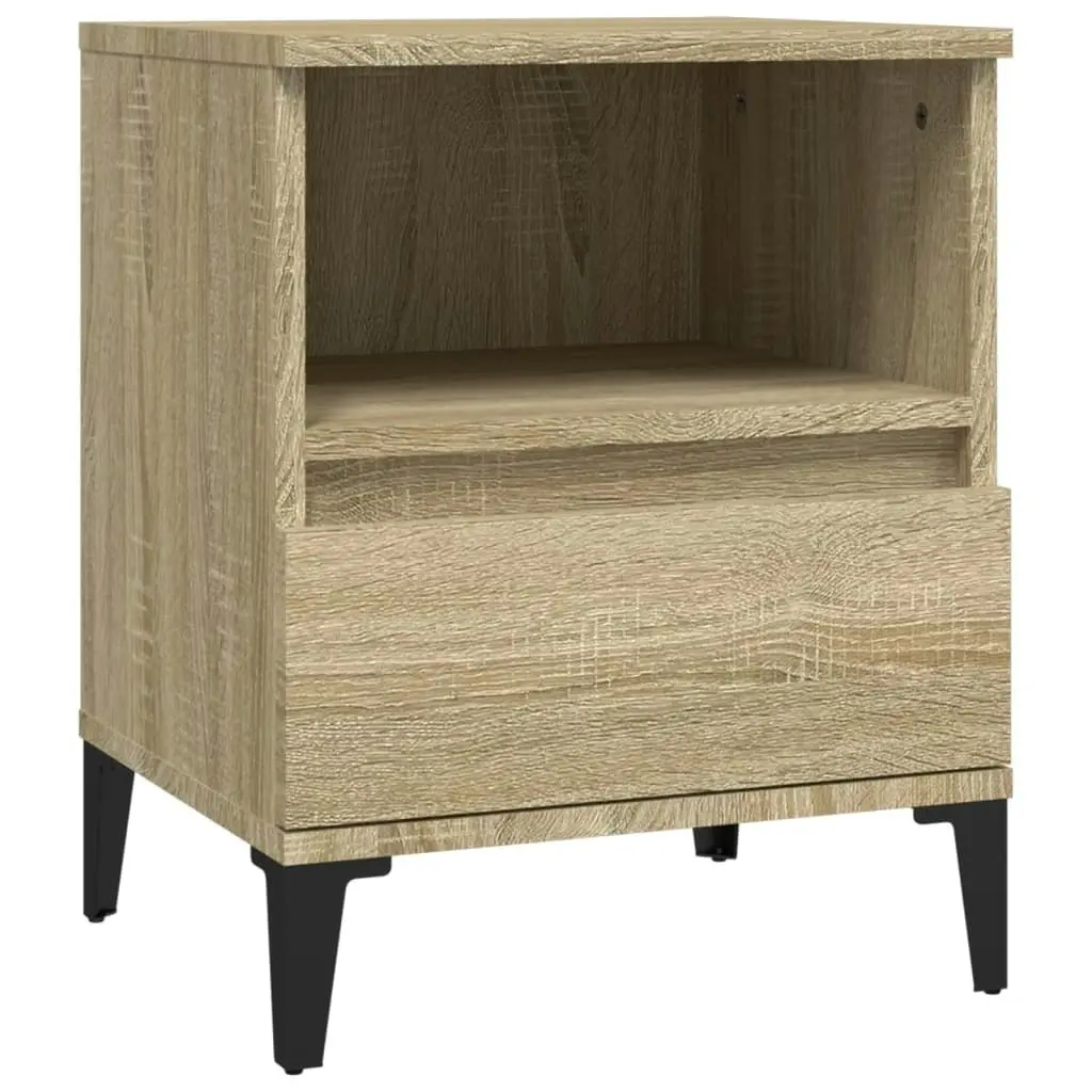 Bedside Cabinets 2 pcs Sonoma Oak 40x35x50 cm 821817