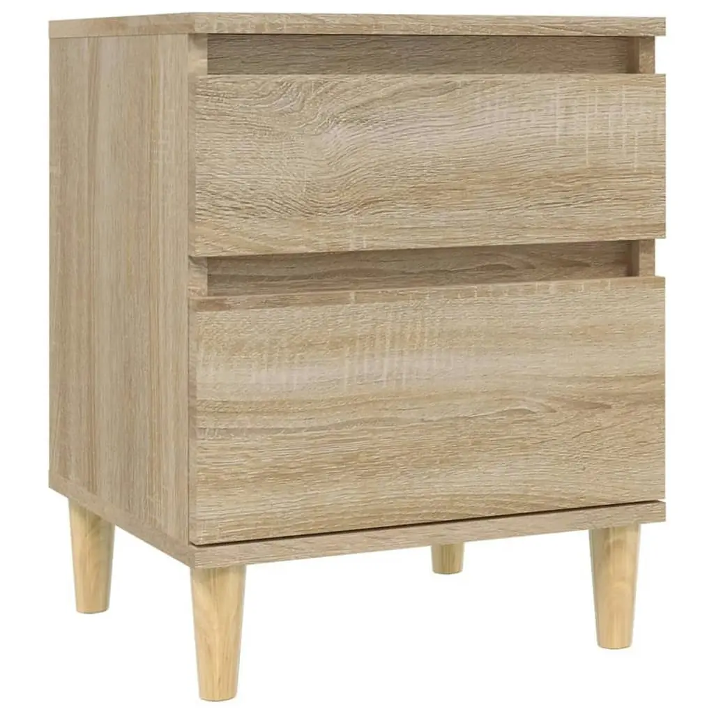 Bedside Cabinets 2 pcs Sonoma Oak 40x35x50 cm 821833