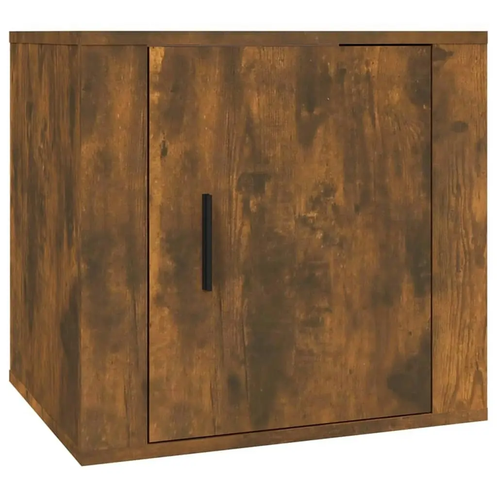 Bedside Cabinets 2 pcs Smoked Oak 50x39x47 cm 816699