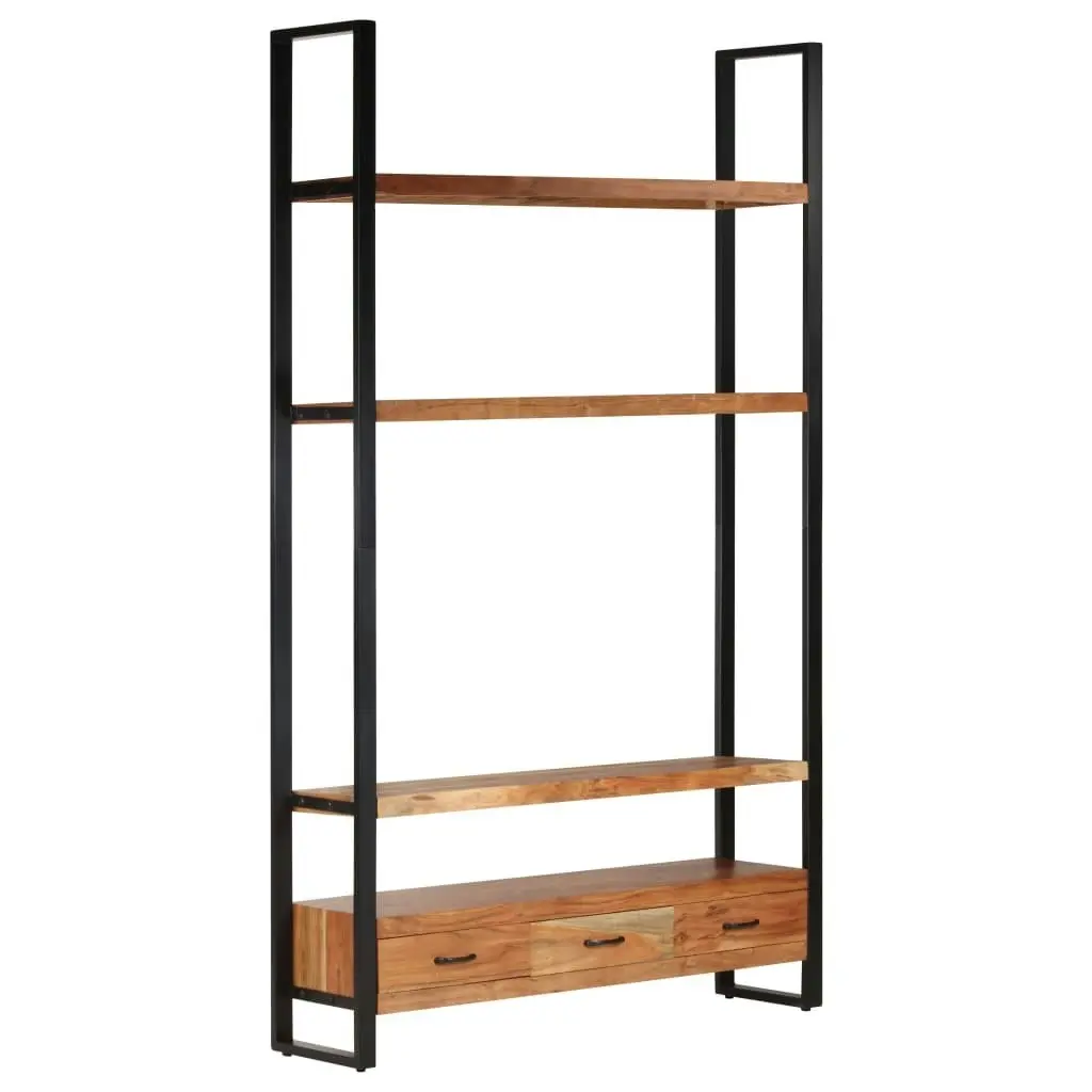 Bookshelf 118x30x200 cm Solid Acacia Wood 321053