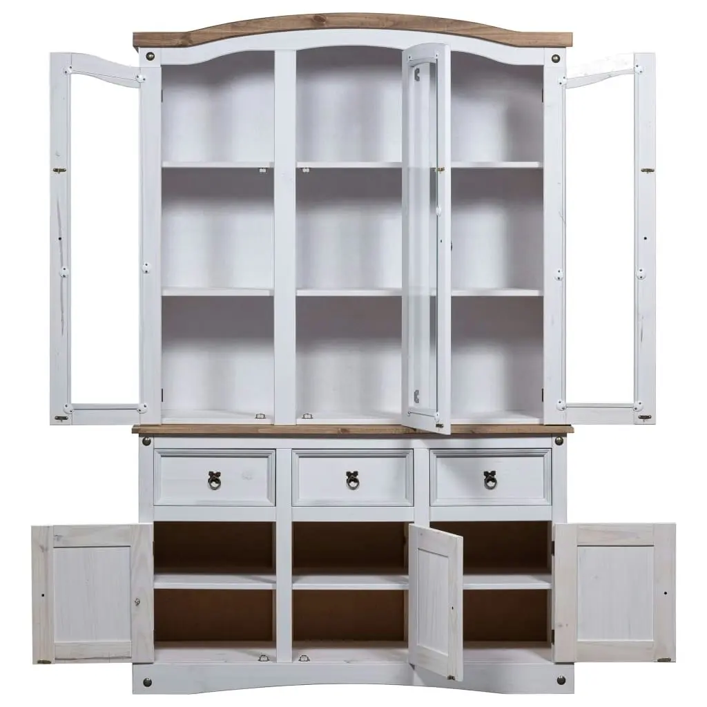 Buffet & Hutch Mexican Pine Corona Range White 282648