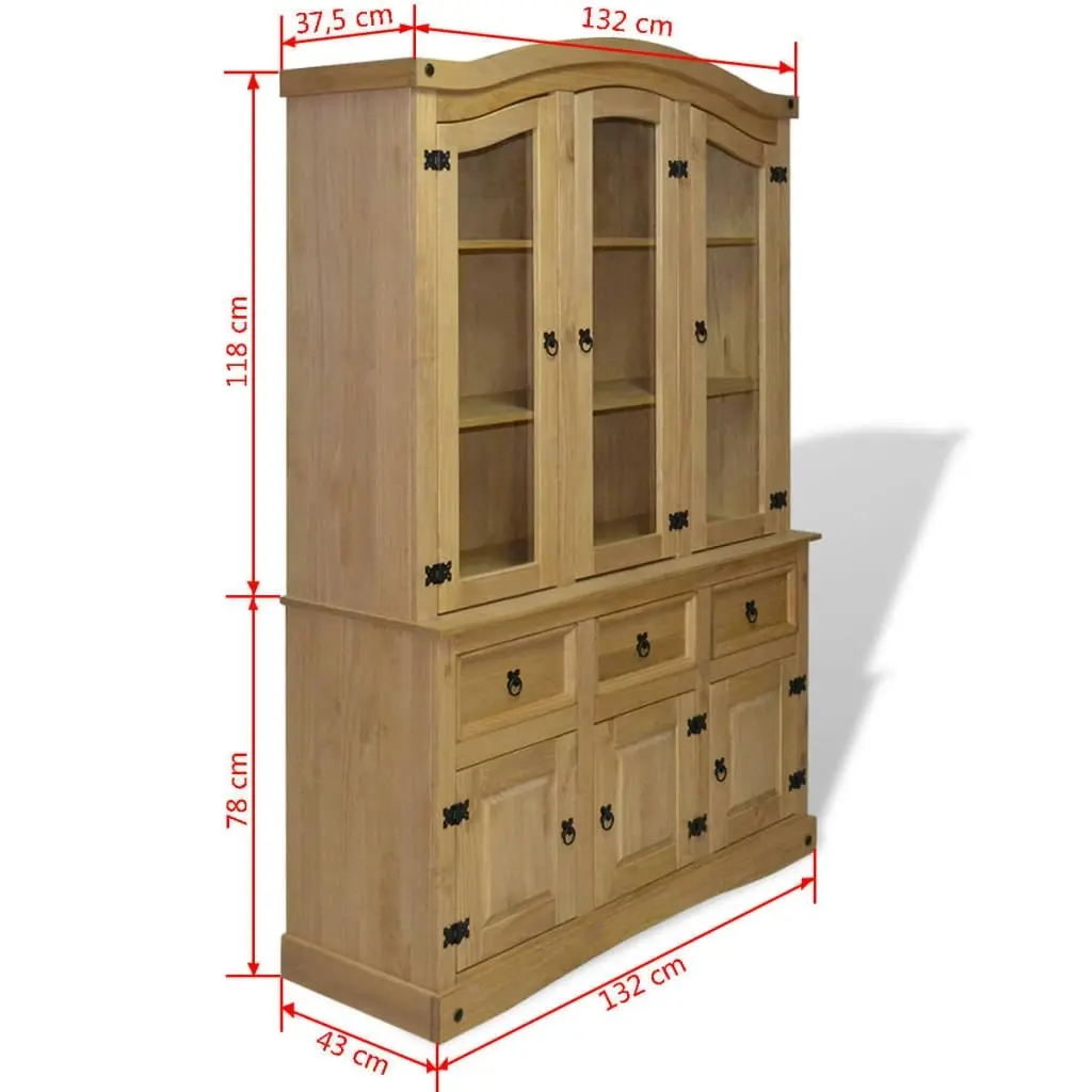 Buffet & Hutch Mexican Pine Corona Range 243752