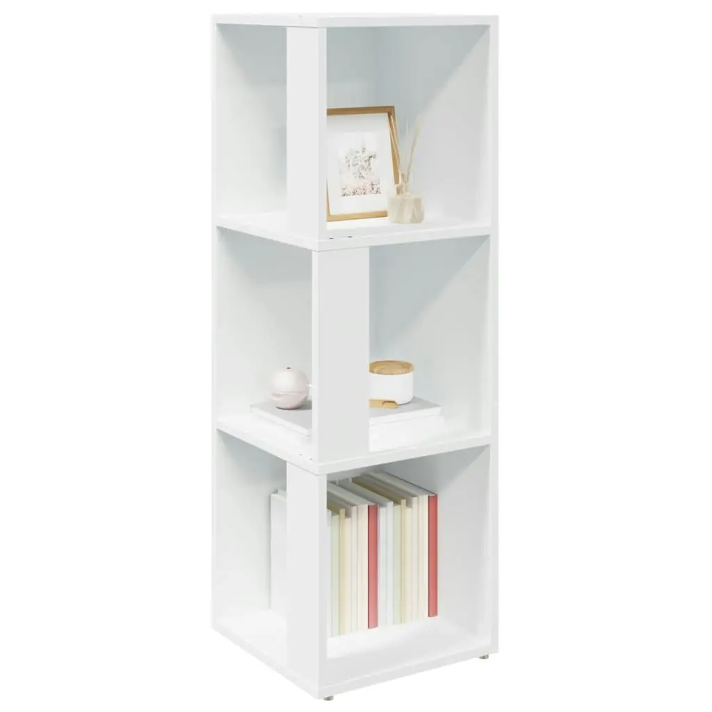 Corner Cabinet White 33x33x100 cm Engineered Wood 809026