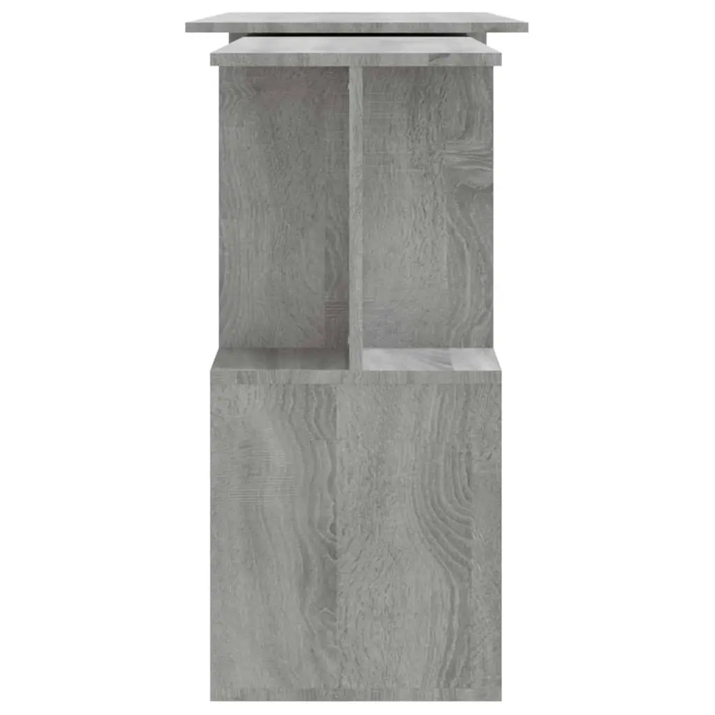 Corner Desk Grey Sonoma 200x50x76 cm Engineered Wood 815424