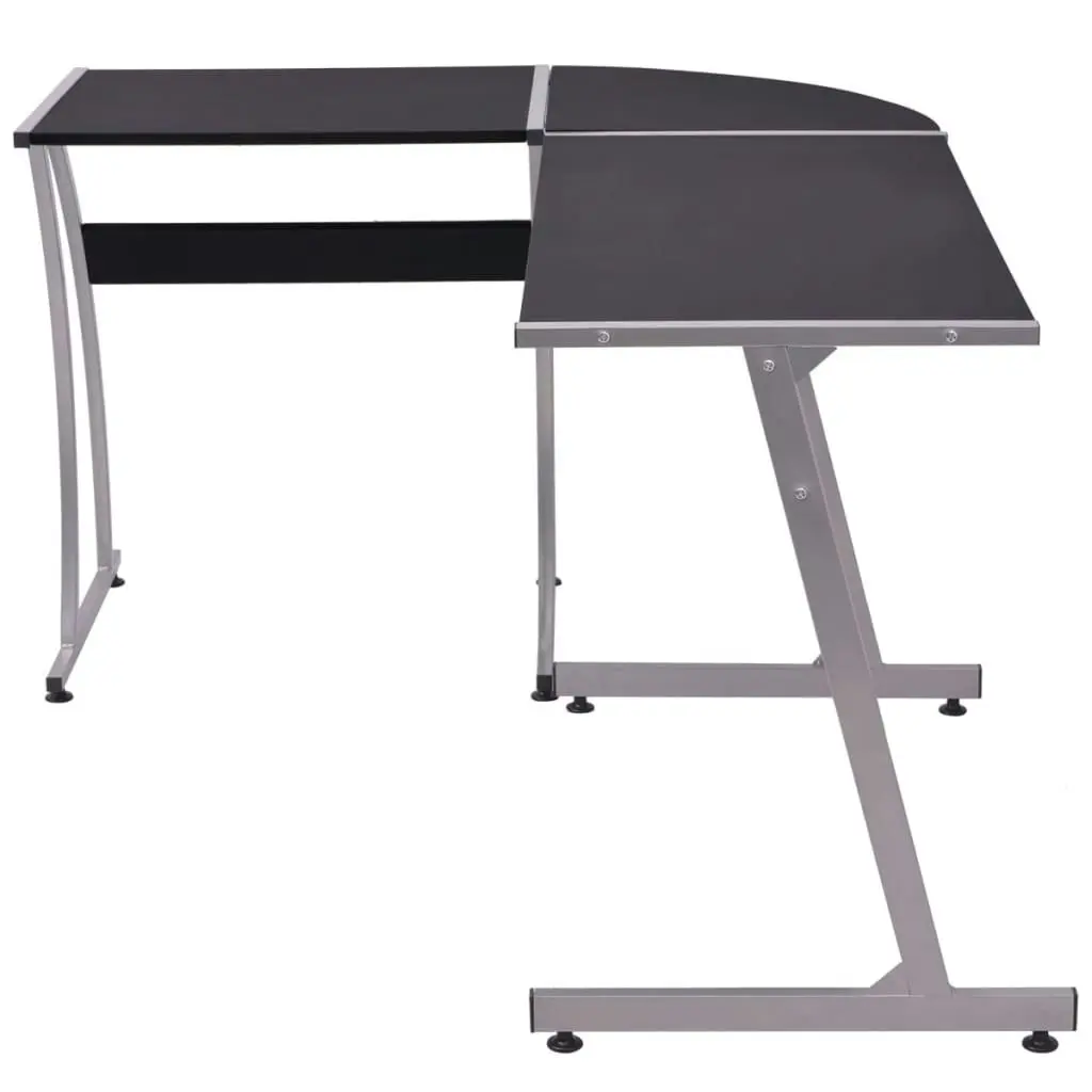 Corner Desk L-Shaped Black 20132