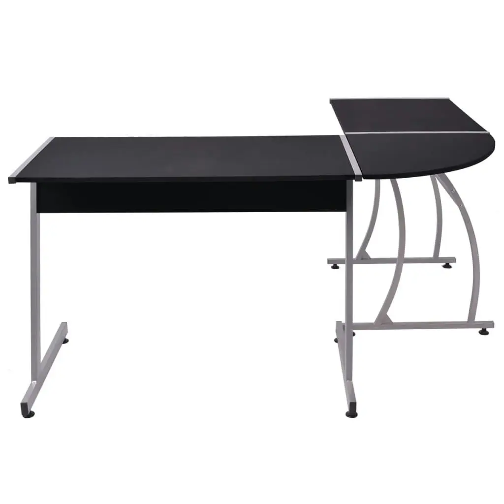 Corner Desk L-Shaped Black 20132