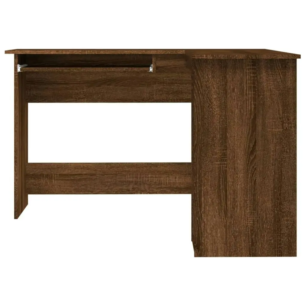 Corner Desk Brown Oak 120x140x75 cm Engineered Wood 815386