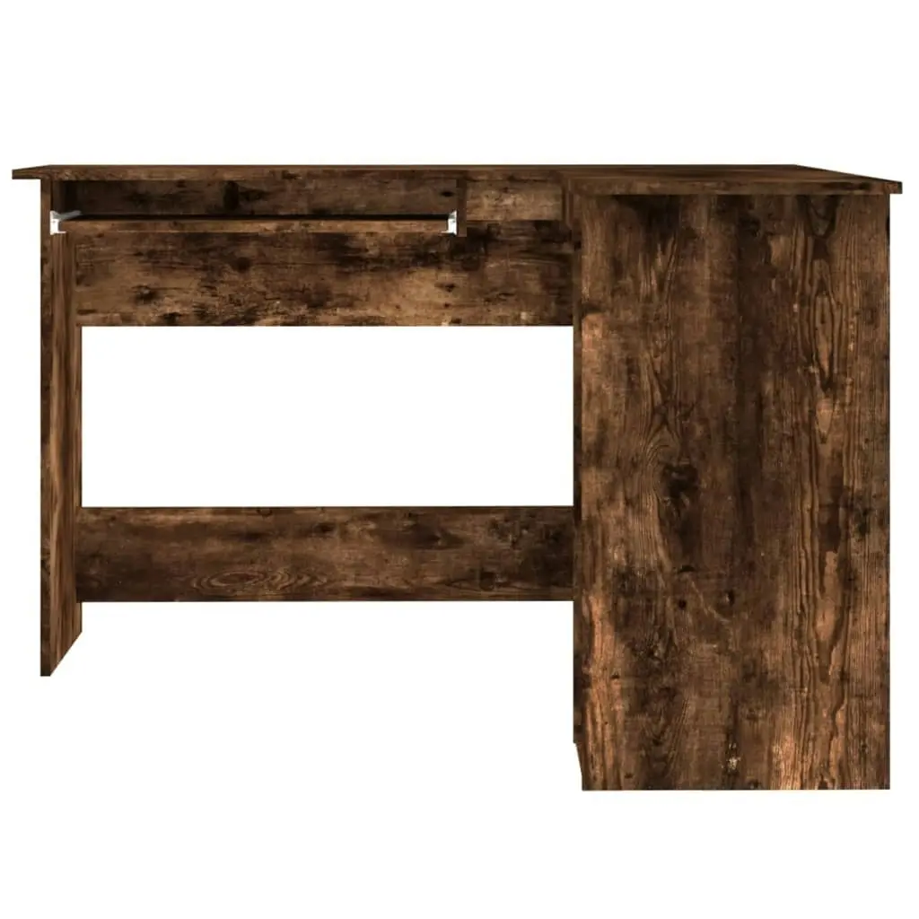 Corner Desk Smoked Oak 120x140x75 cm Engineered Wood 815384