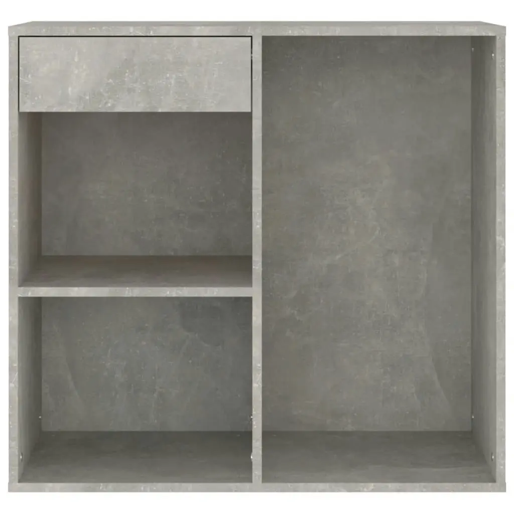 Cosmetic Cabinet Concrete Grey 80x40x75 cm Engineered Wood 808841