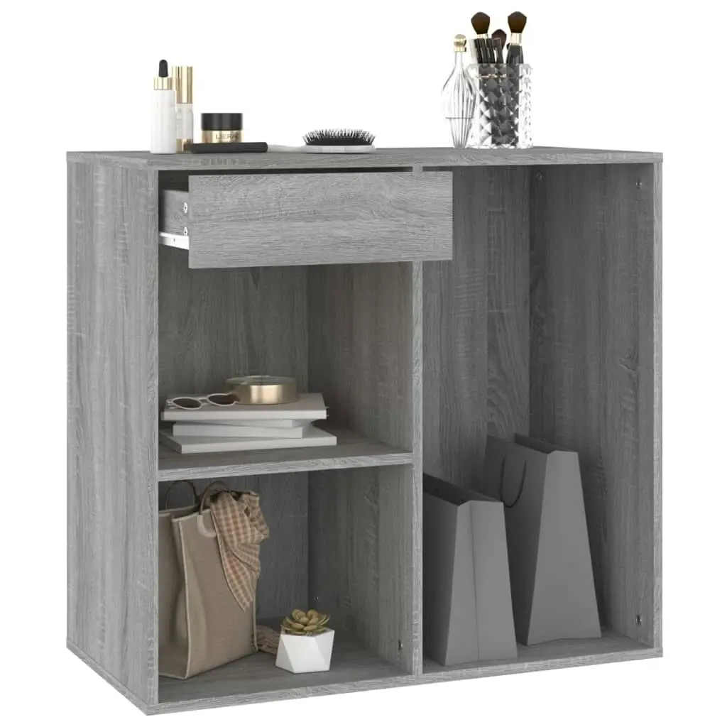 Cosmetic Cabinet Grey Sonoma 80x40x75 cm Engineered Wood 820503