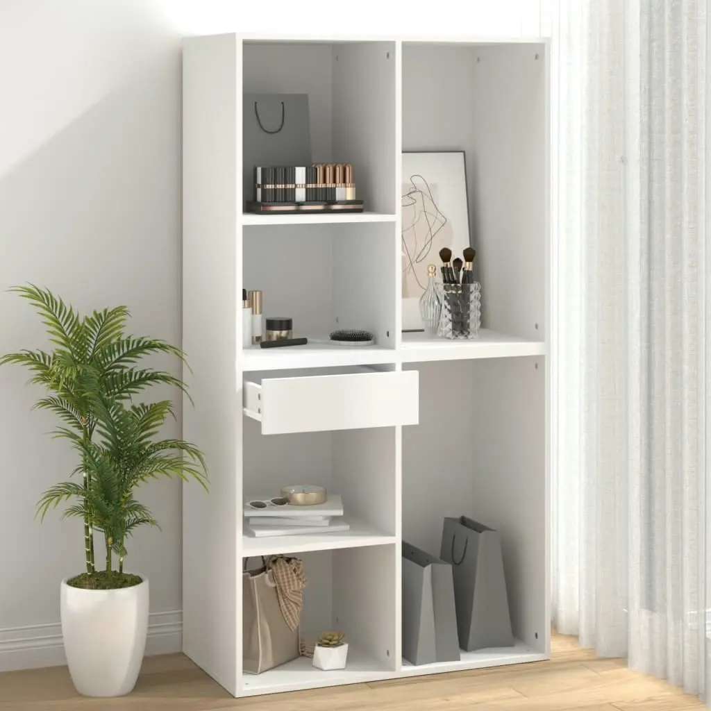 Cosmetic Cabinet White 80x40x75 cm Engineered Wood 808837