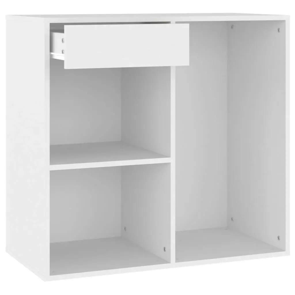 Cosmetic Cabinet White 80x40x75 cm Engineered Wood 808837