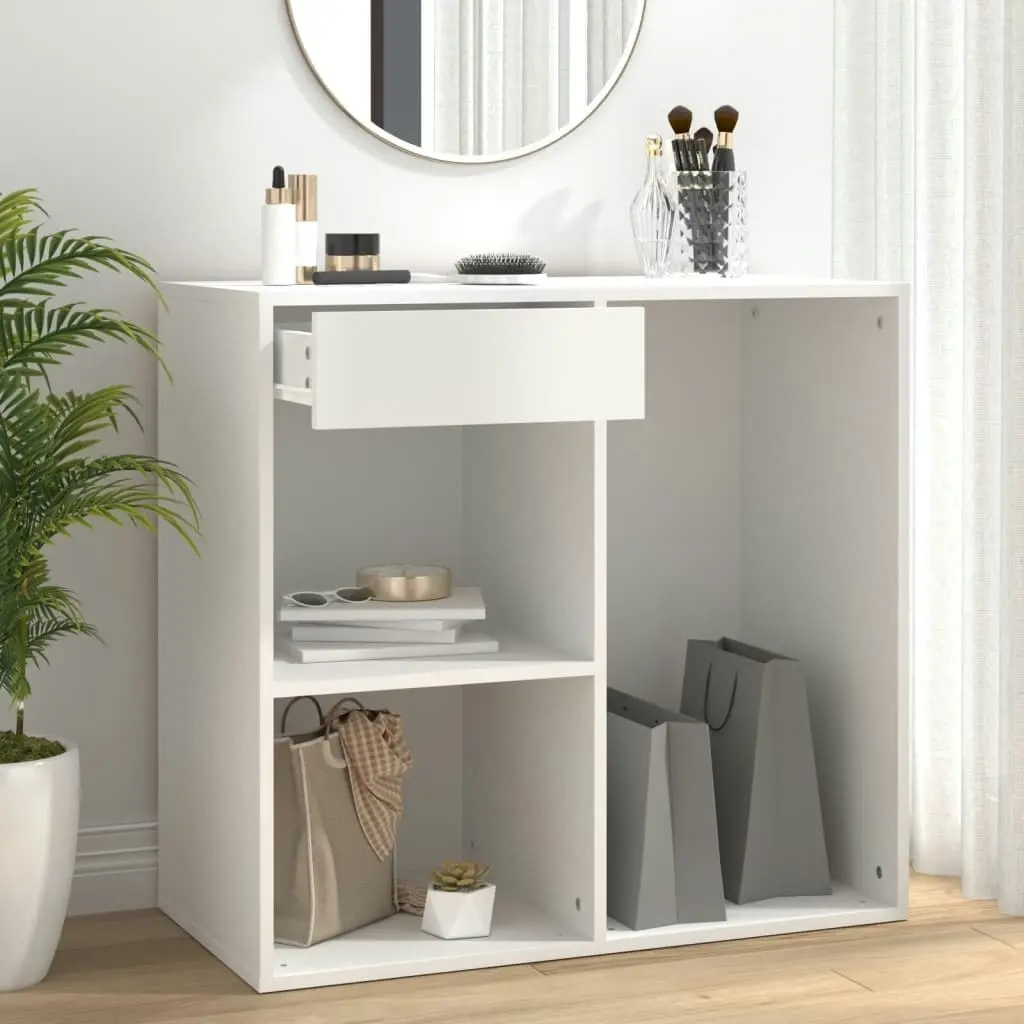 Cosmetic Cabinet White 80x40x75 cm Engineered Wood 808837